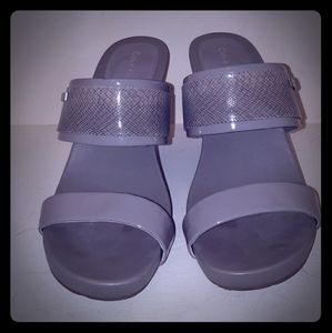 Calvin Klein slip on heels size 7